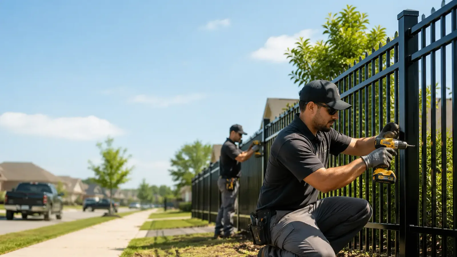 Metal Fence Installation in Houston, MN